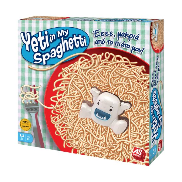 AS Games Επιτραπέζιο Yeti In My Spaghetti Για 4+ Ετών